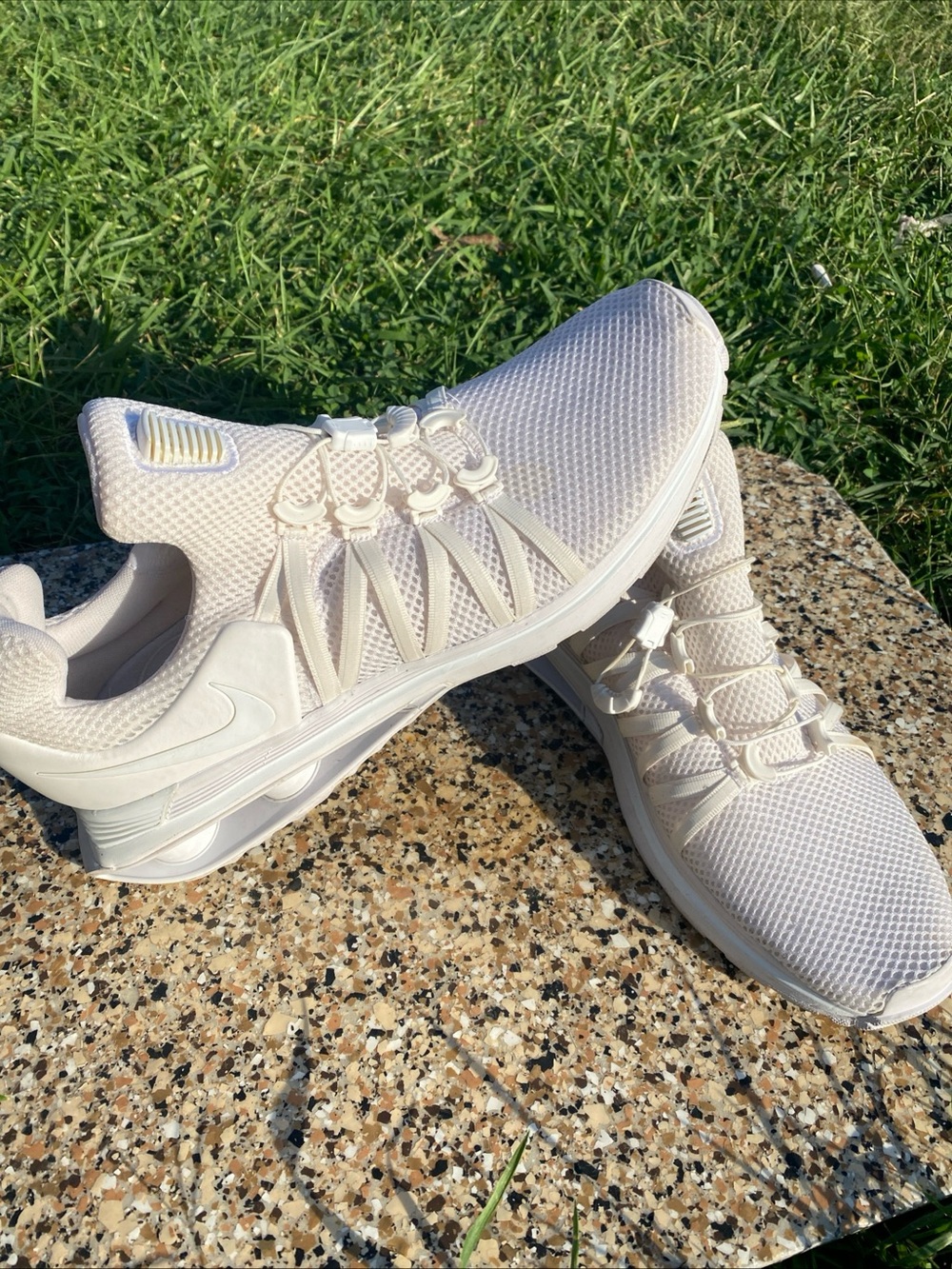 Nike Breathable Athletic Sneakers - Off-White/Cream